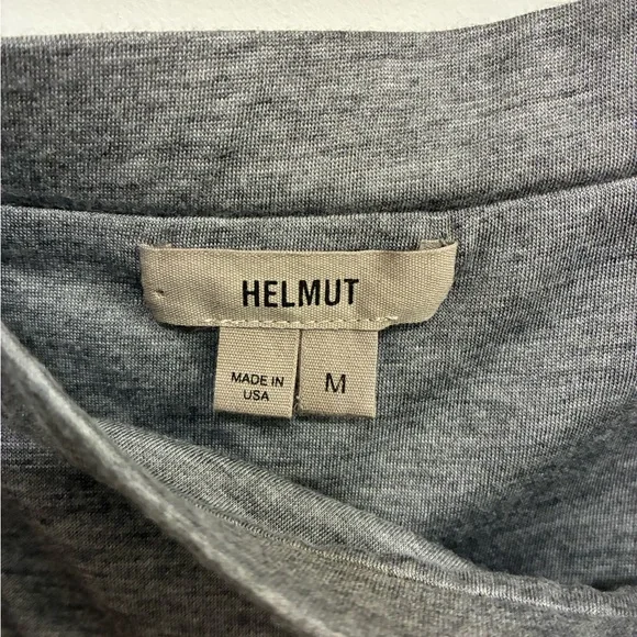 Helmut Lang Heather Gray Maxi Skirt — Sleek Jersey Column - Picture 3 of 3